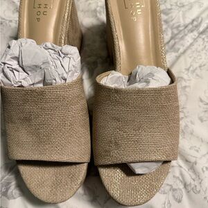 SHU SHOP Woven Platform Slide Sandals - Women's Size 10 | New with box